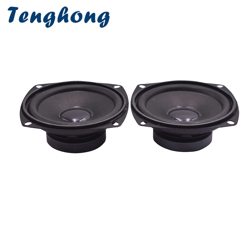 Tenghong 2 stuks 3 Inch Audio Speaker 4Ohm 5 W Volledige Range Luidsprekers Unit Multimedia Draagbare Luidspreker Voor Home Theater DIY 78 MM