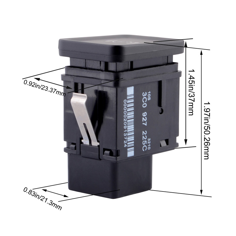 SPEEDWOW Car Electronic Handbrake Parking Switch Brake Button EPB Handbrake Switch For VW PASSAT B6 C6 3C2 3C5 3C0927225