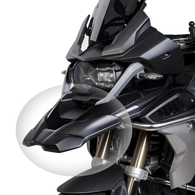 GIDIBII Front Wheel Beak Extension / Fender For BMW R1200GS / Adventure 2008-2012 (Black, ABS)