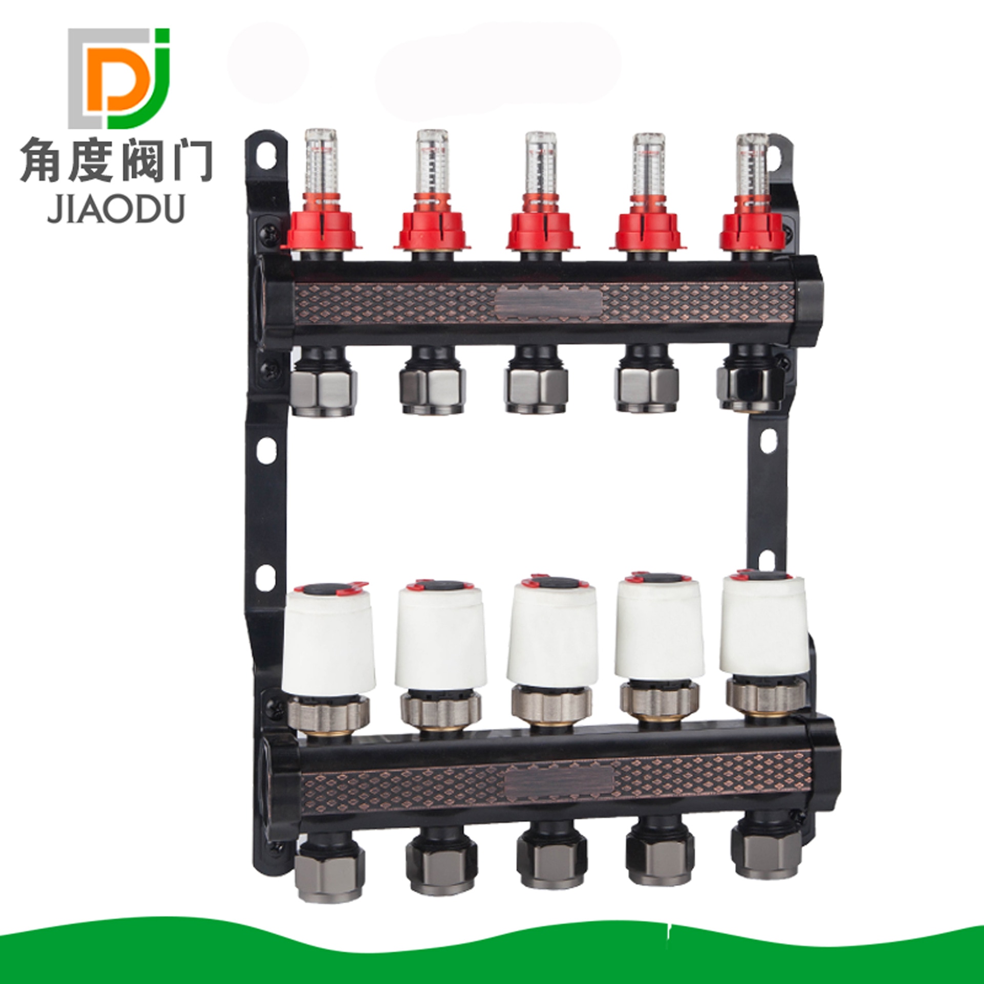 Factory direct high-end bronze water separator with electric actuator to set the water collector