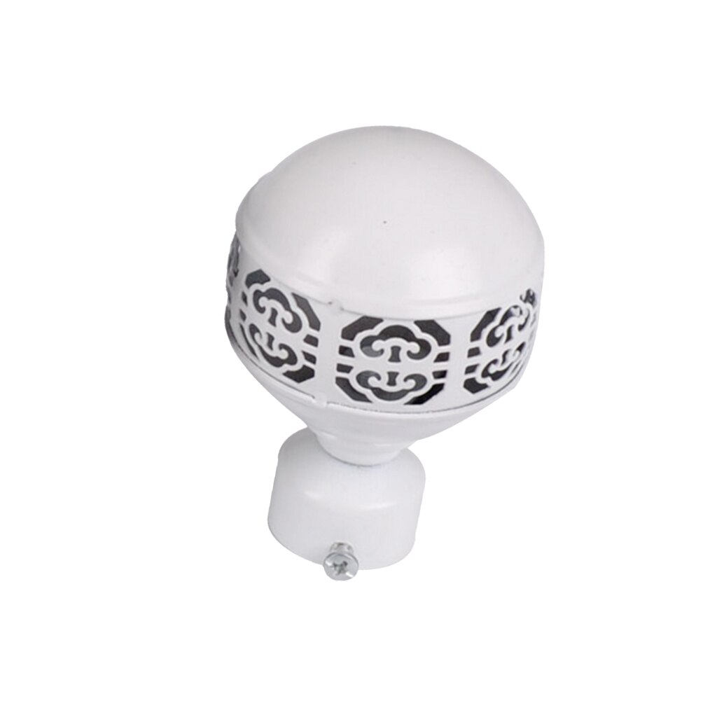 Various Curtain Pole Finials Window Panel Rod Decorative Ends Head - 1 Pcs PICK
