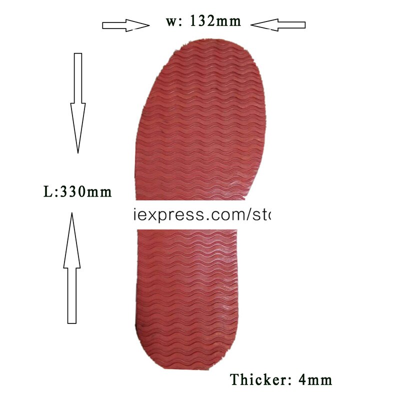 1 paar DIY Gummi Volle Sohle Reparatur Schuhe Reifen Korn Welle aufbringen Reparatur Arbeiter Schuhe Laufsohle 4mm Stock Auf voll Sohlen Ferse Pads