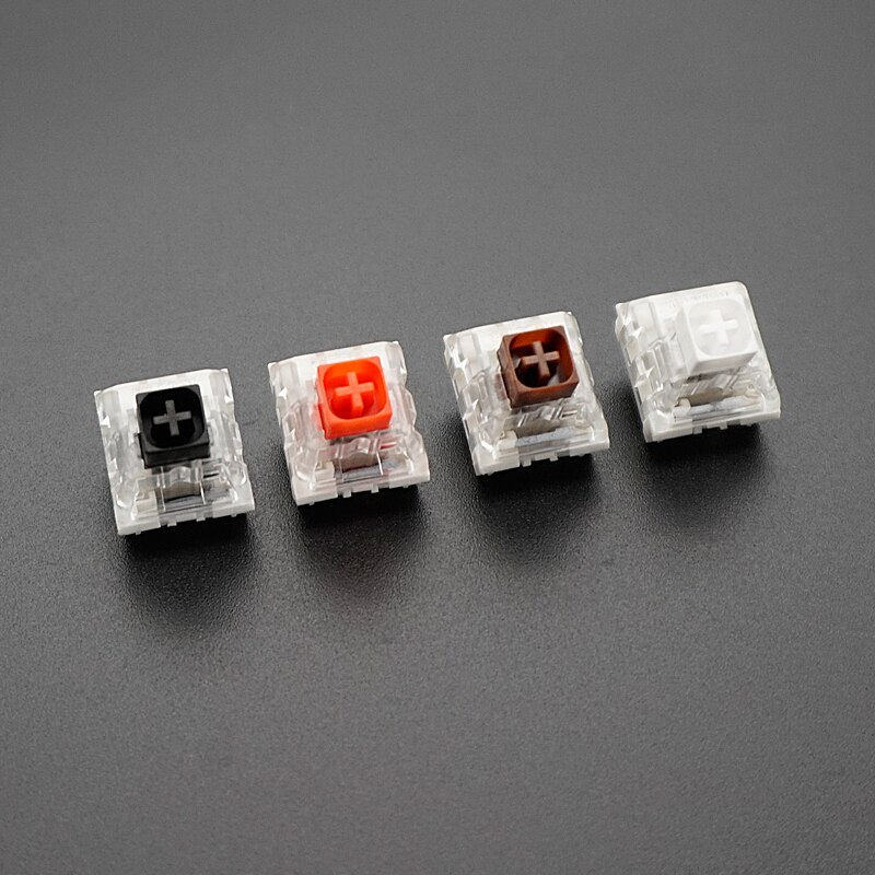 Kailh Mechanischer Tastaturschalter RGB SMD Schwarz verrotten Braun Blau Weiß Kasten Staubdichte Tastatur DIY Geeignet für Kirsche MX-Schalter