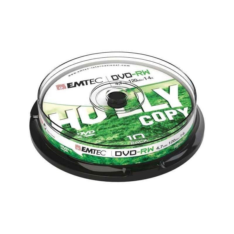 EMTEC DVD-RW 4,7GB 4X velocidad CB - 10stk caja de pastel