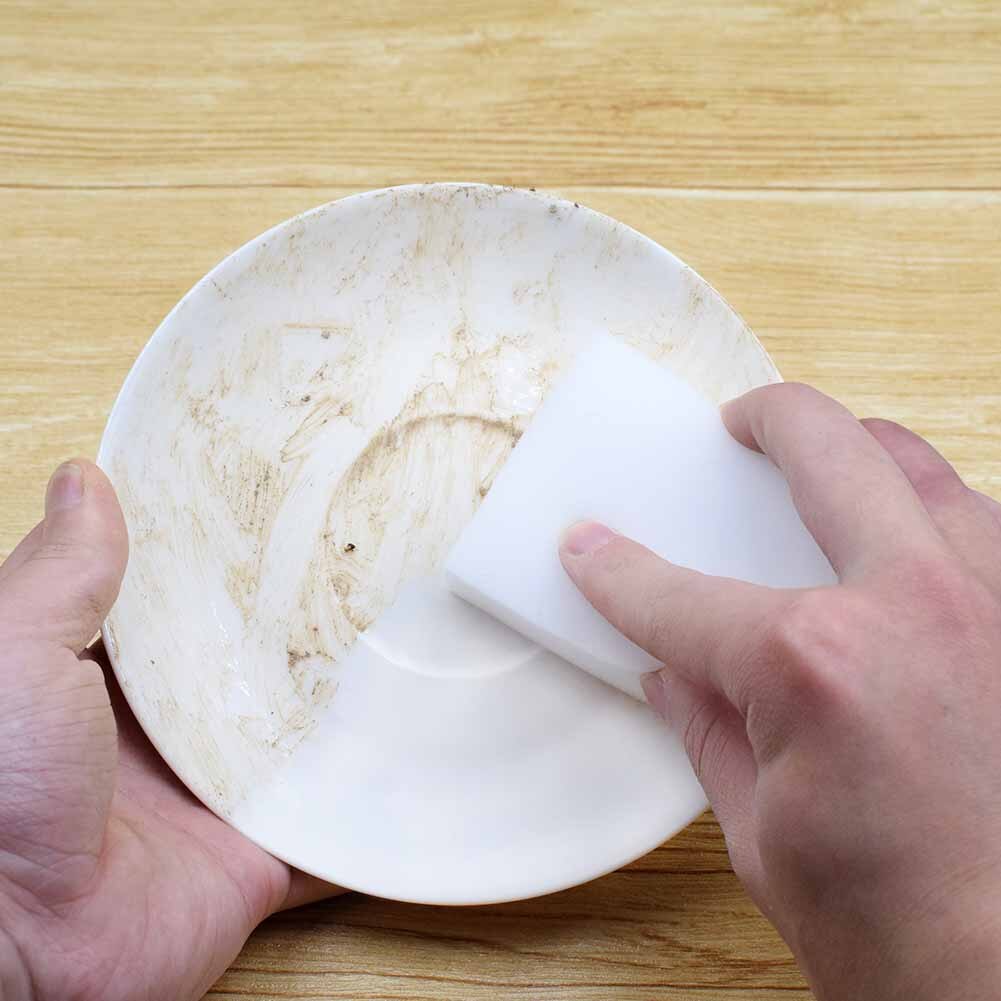 50 /100PCS magic clean melamine eraser melamine sponge pad Cleaner Multi-functional Kitchen Assessoires Dish Washing Sponge
