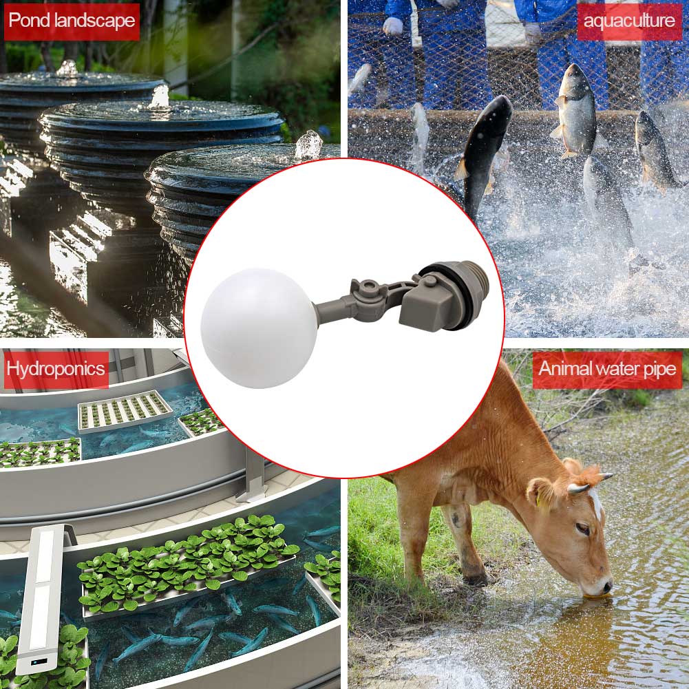 Mini Plastic Vlotter DN15 1/2 &#39;&#39;DN20 3/4&#39;&#39; Inch Collectie Verstelbare Aquarium Omgekeerde Osmose Systeem Float Bal Voor water Kom