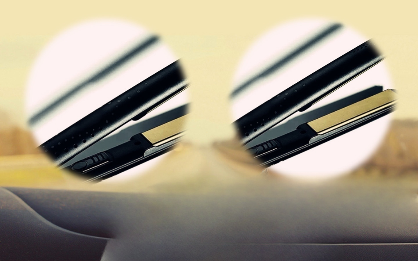 Plancha de pelo dorada V, styler clásico, alisadores de pelo rápidos, herramienta de estilismo, plancha plana