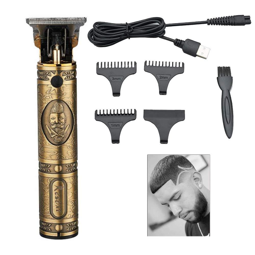 Tondeuse Kapper Tondeuse Voor Mannen Oplaadbare Draadloze Baard Trimmer Clippers Salon Hair Cutter: 2