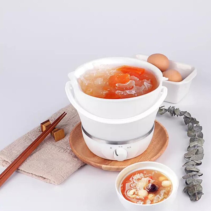 Nathome Mini Draagbare Elektrische Pot Vouwen Non-stick Pot Fornuis Ketel Voor Outdoor Camping Koken Tool