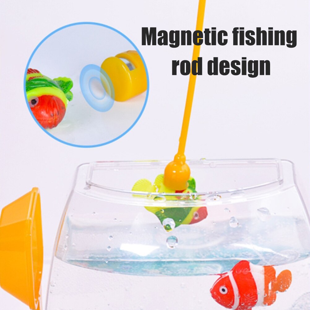Kit de simulación de acuario para niños, Mini pecera eléctrica, juego interactivo de pesca, de cumpleaños