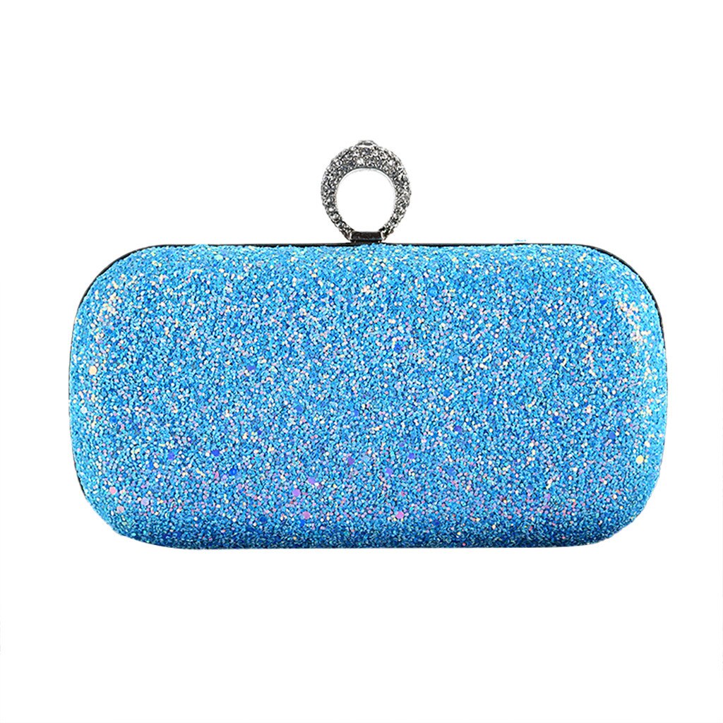 Dames Messenger Bag Handtas Mode Avondtasje Creatieve Kleurrijke Party Clutch Bag Schouder Messenger Bag Clutch Bag #20: Blue 