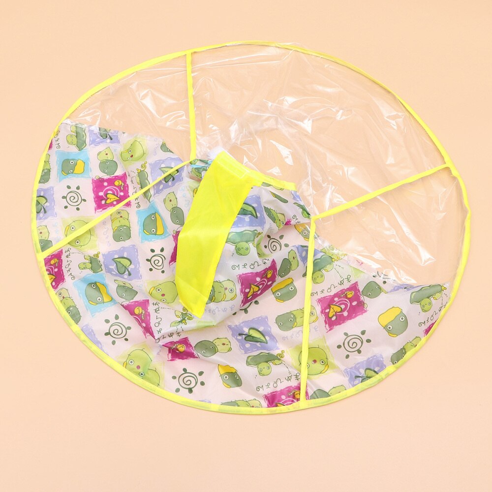 Transparent Hair Cutting Cape Haircut Apron Hair Salon Cloak Kids Hair Styling Accessory (Chicken, 60cm)