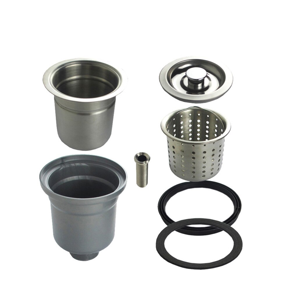 Talea Stainless Steel Kitchen Sink Drain Assembly Waste Strainer and Basket Strainer Stopper Waste Plug Sink Filter Trap Drainer