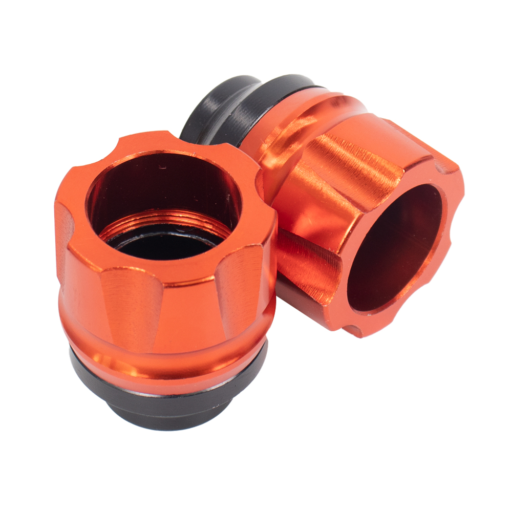 1Pairs Slider Cup Crash Protector Decoration Modification Parts for Zero for Kugoo Electric Scooter Tool Accessories: Orange
