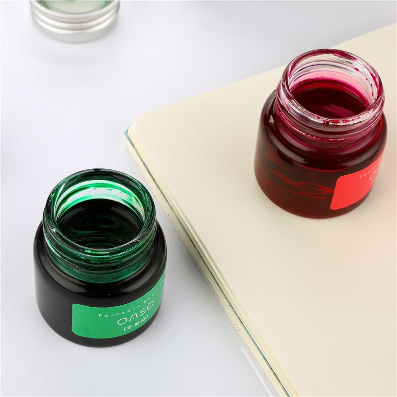 1pc 20ml Authentic Pure colorful ink without fountain pen ink pen nib ncomics refill Penna stilografica carbon pimio 03826