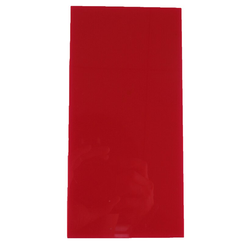 Gennemsigtige akryl plexiglas tonede plader / plexiglas plade / akryl plade sort / hvid / rød / grøn / orange: Rød