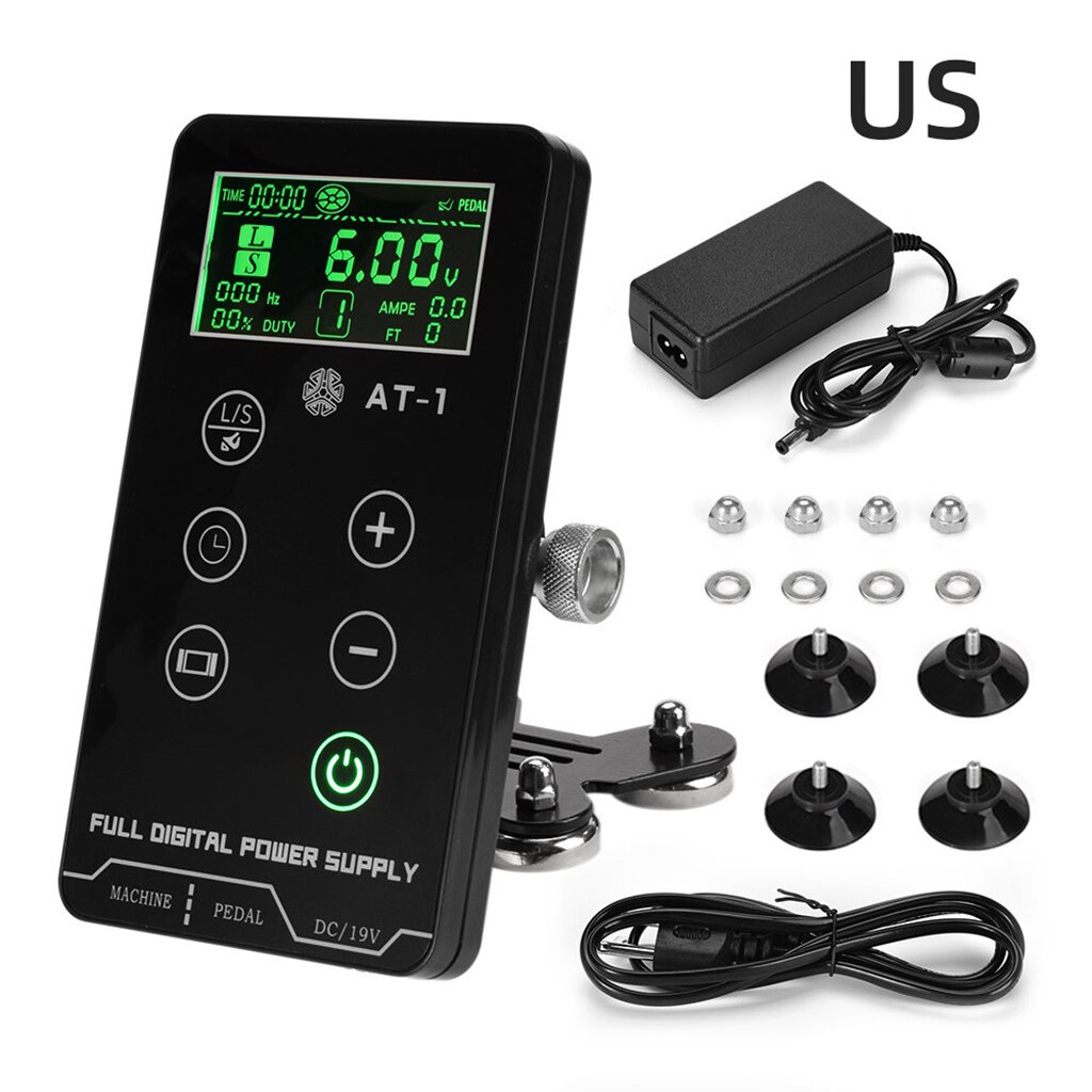 Digital LCD Rotary Machine Power Supply Kit with Cord for Machine