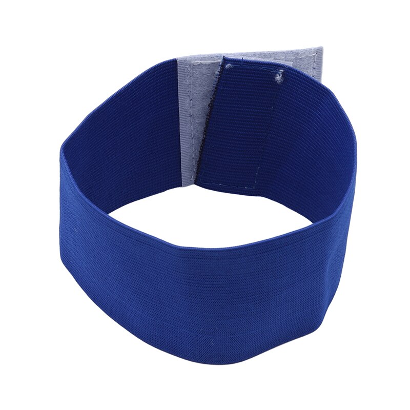 Calcio capitano bracciale fascia da braccio Leader competizione calcio regalo calcio capitano bracciale gruppo bracciale allenamento calcio: blue