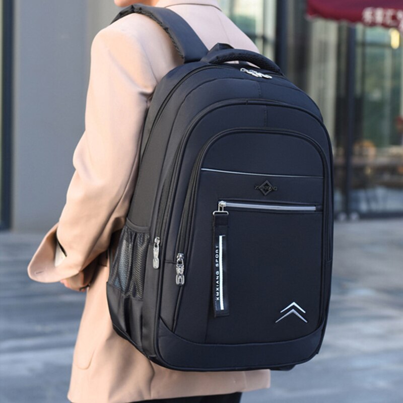 University Student School Backpack Men Large Capacity High School Bags for Teenage Casual College Style 2022