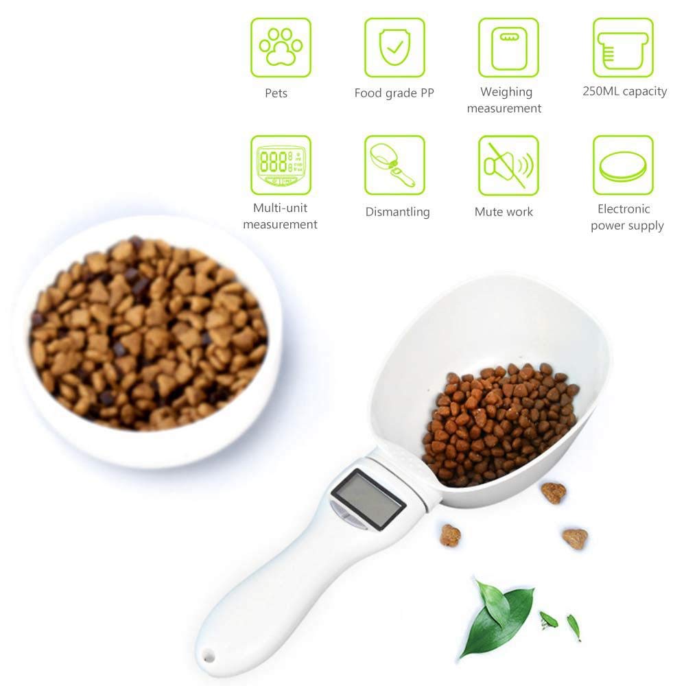 Pet Food Digital Measuring Spoon Multi Functional Detachable Smart Precise Measuring Scale Spoon with LED Display