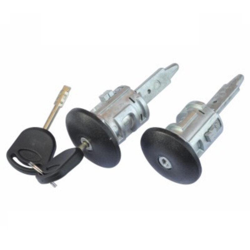 Car Front Left & Right Door Lock Barrels for Ford Transit MK6 MK7 2000 060638 YC15-V220K51AA 4060639 YC15-V22
