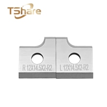10 stücke Schaben Klinge Holzbearbeitung Werkzeuge Messer Schaber für Rand Streifenbildung Maschine 12*14.5*2mm R2