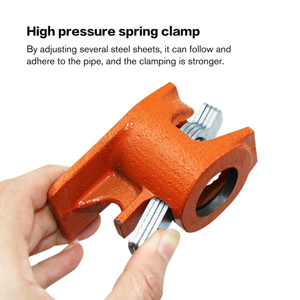 1/2inch 3/4inch Heavy Duty Pipe Clamp Woodworking Wood Gluing Pipe Clamp Fixture Carpenter for Woodworking Tools
