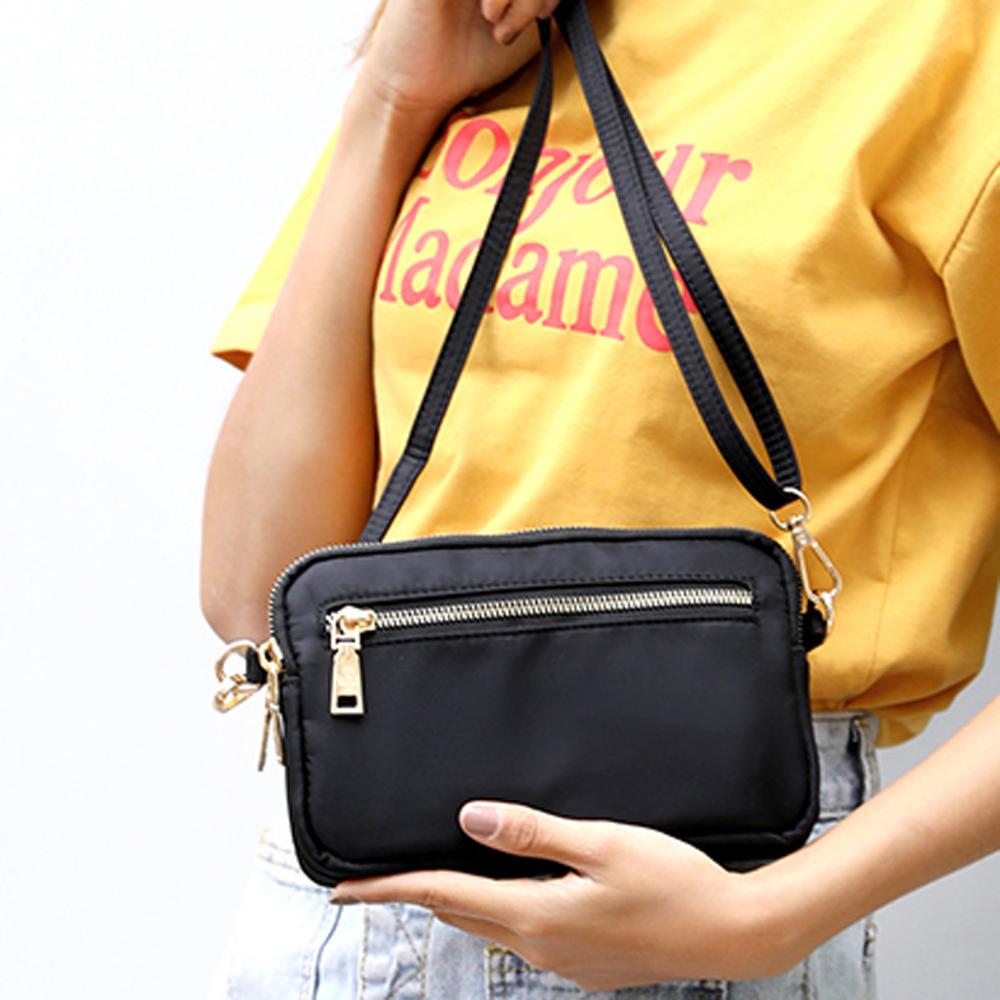 Women's Bags Single Shoulder Messenger Simple Pure Color Stylish Simple Wild Popular Leather Casual Multifunctional H1