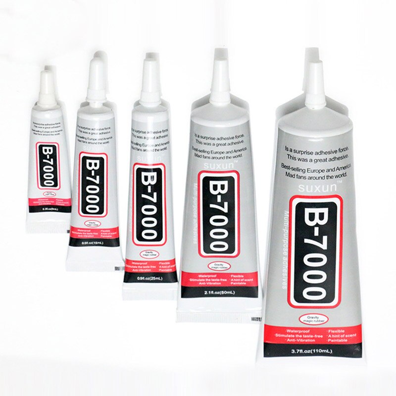 1/4/10pcs B-7000 Glue Multi-purpose Medium Viscosity Industrial Adhesive for Phone Frame Bumper Jewelry