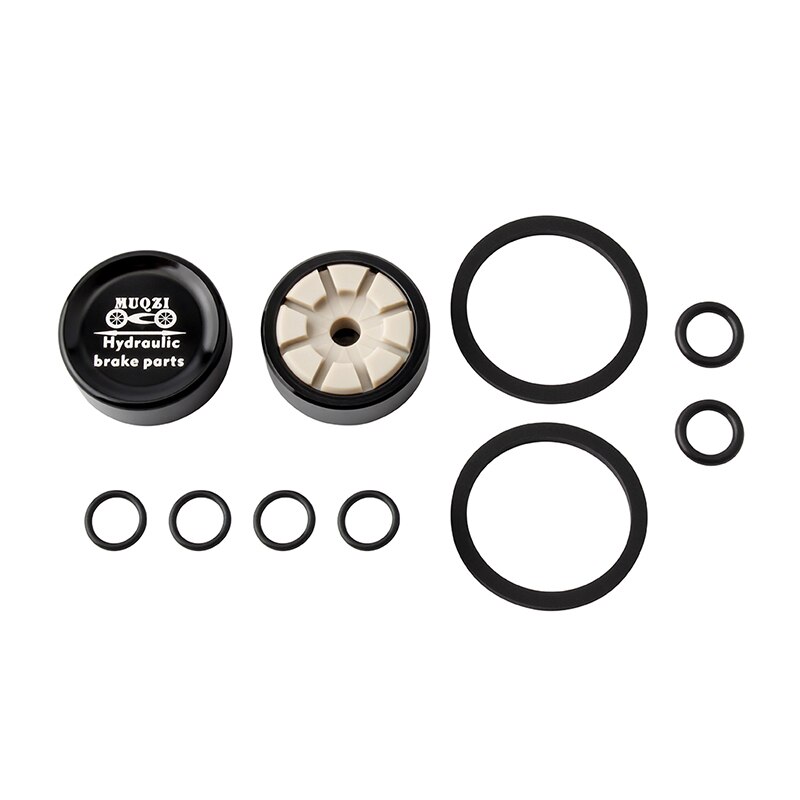 Muqzi 1 par mtb landsvägscykel hydraulisk bromsok kolv cykel skivbroms byta delar till shimano xt /m785/m8000/ slxm 675: Svart