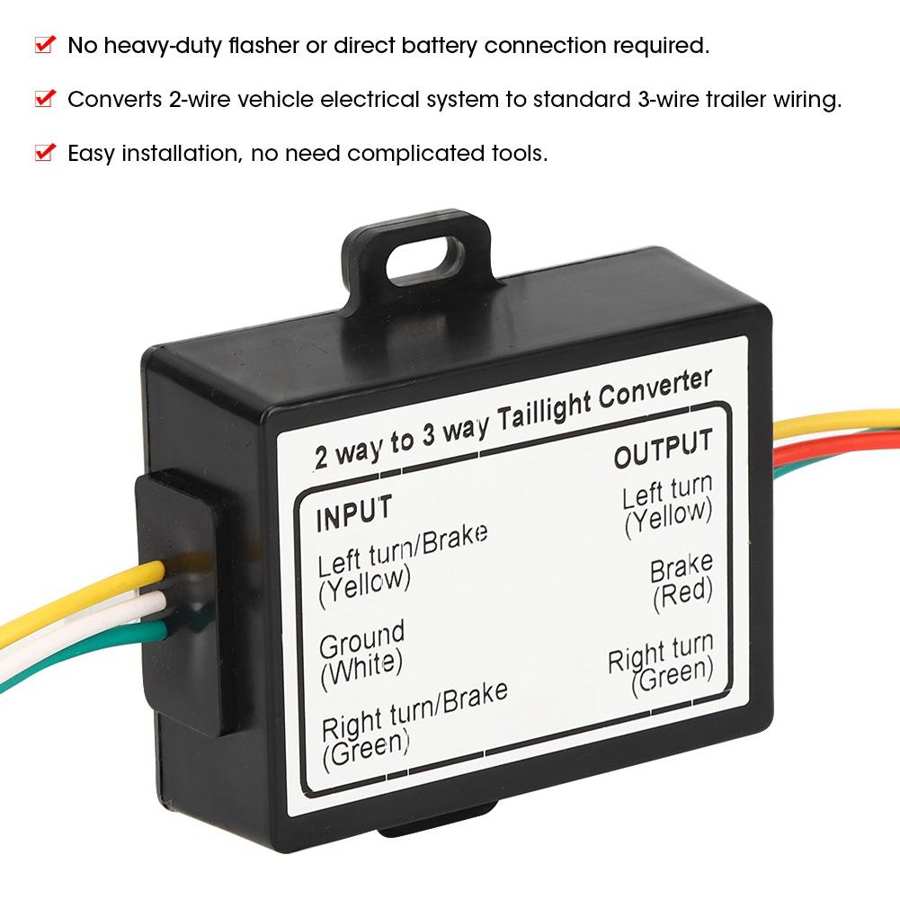 Wire Splice Trailer Converter Electrical System Wire Harness Adapter US