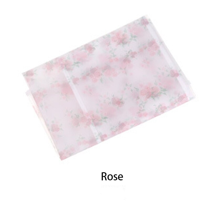 Funda para frigorífico, a prueba de agua, cubierta para nevera con bolsillo de almacenamiento, bolsa de almacenamiento, organizador colgante para el hogar o la cocina: Rose