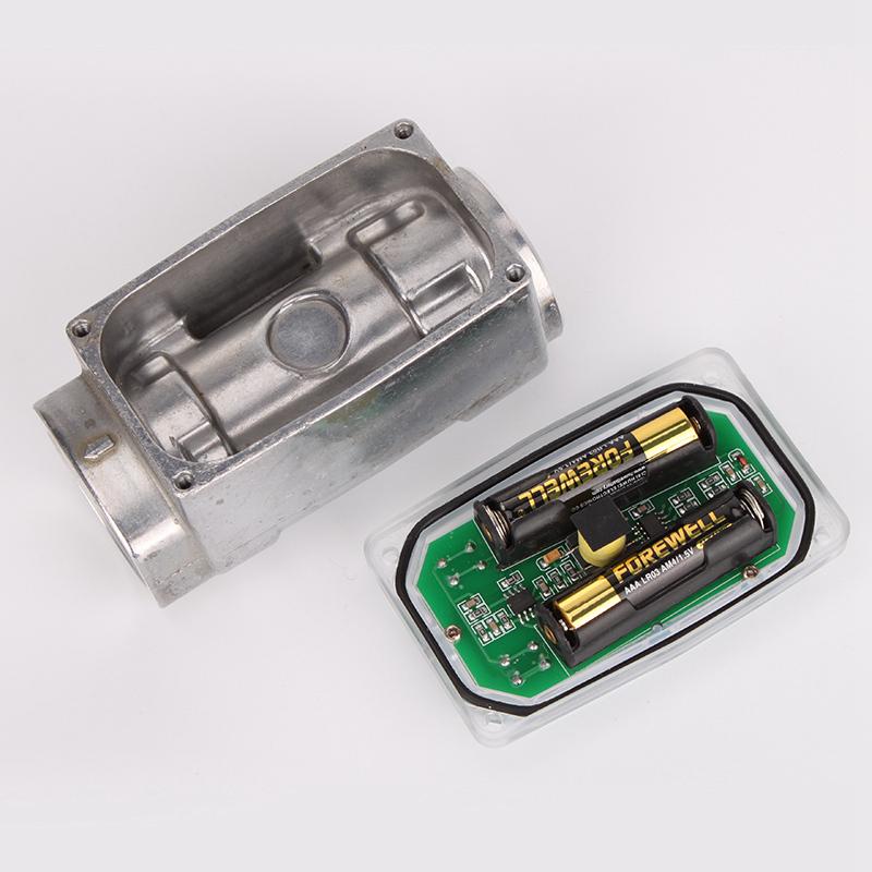 3/4" BSP Male Aluminum Alloy Electronic Digital Turbine Flowmeter Gauge Diesel Fuel Gasoline