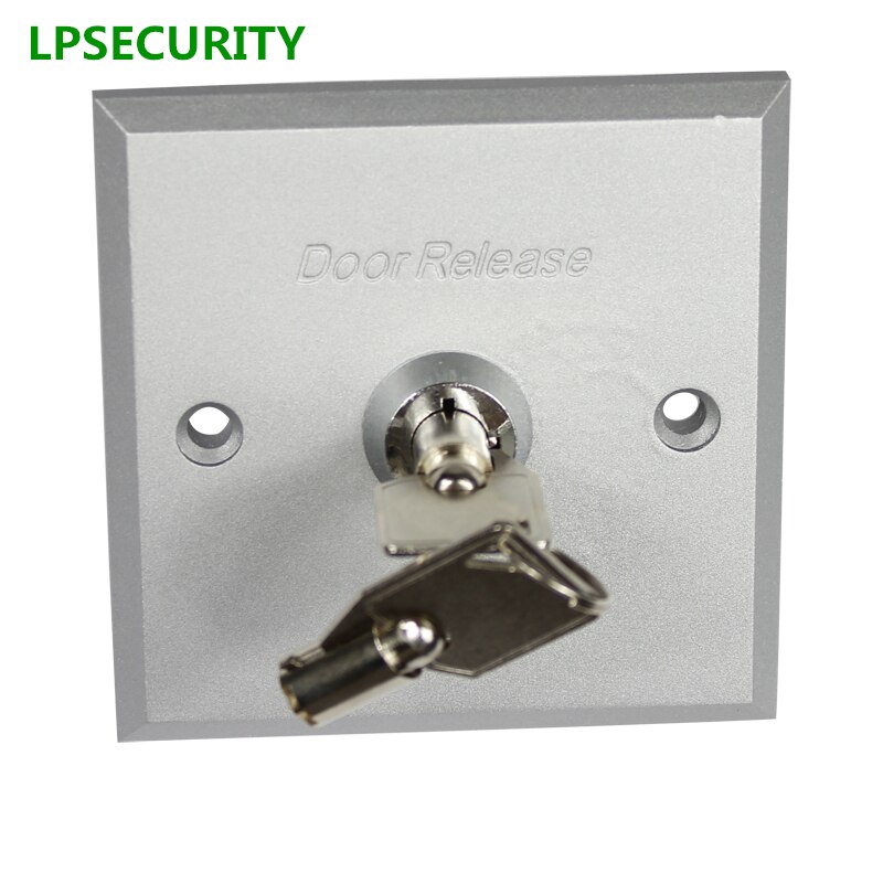 LPSECURITY Door button with keys Metal Exit switch button door release For GATE OPENER electric Lock Access Control system