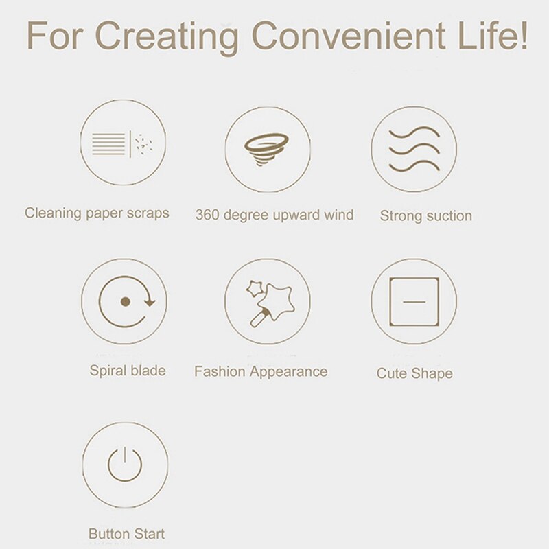 1 Set Desktop Vacuum Cleaner Desktop Cleaning Robot & 1 Pcs Vacuum Cleaner Mini Cleaning Robot