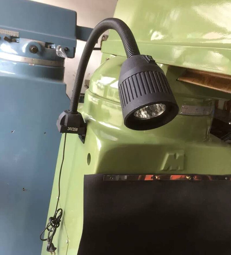 Rocker Arm Vertikale Fräsmaschine Fräsen Kopf Zubehör Schwarz Quarz Lampe 24V35W Senden Basis