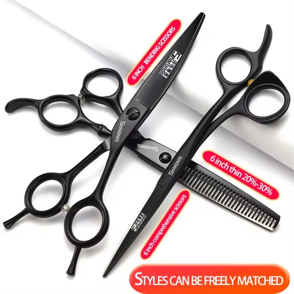 Professionelles Haarschneidescheren-einstellen, Friseurscheren, exklusive Friseur-Friseurscheren, 5,5/6/6,5-Zoll-Schneidwerkzeuge: MULTI