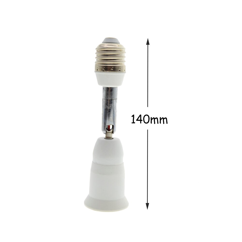 E27 om E27 Flexibele Extend Light Bulb Lamp Adapter Converter Screw Socket Licht houder