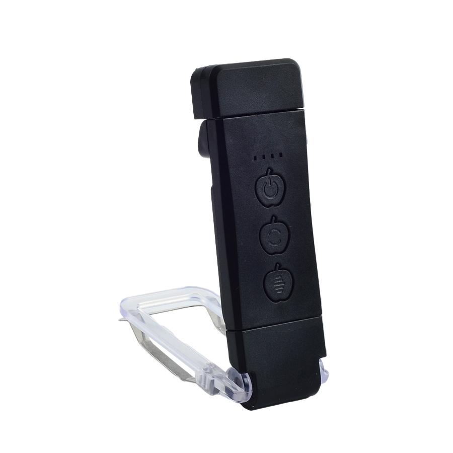 Luz de libro marcapáginas con Clip con temporizador, luz de lectura recargable por USB, Mini luz Led de lectura, lámpara de lectura portátil para mesita de noche y escritorio: Azul