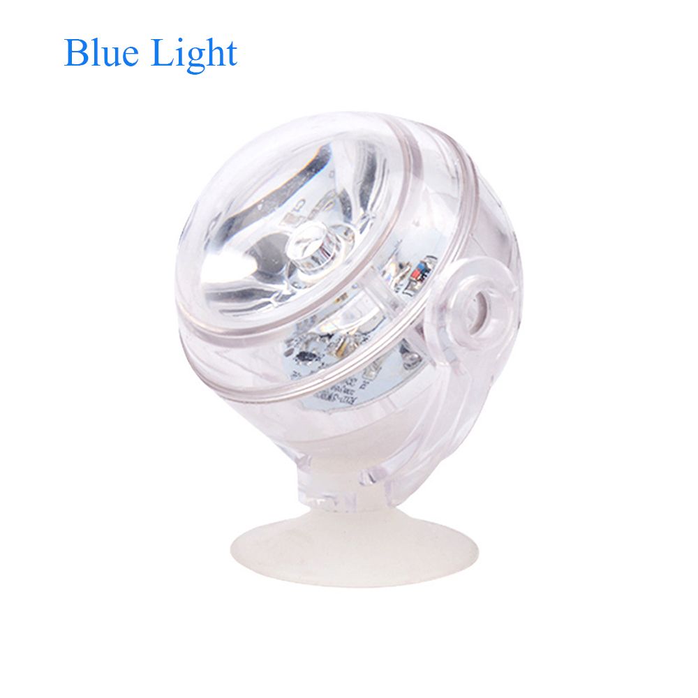 Foco LED subacuático para acuario, lámpara colorida para fuente de jardín, estanque, pecera, impermeable: EU Plug-Blue