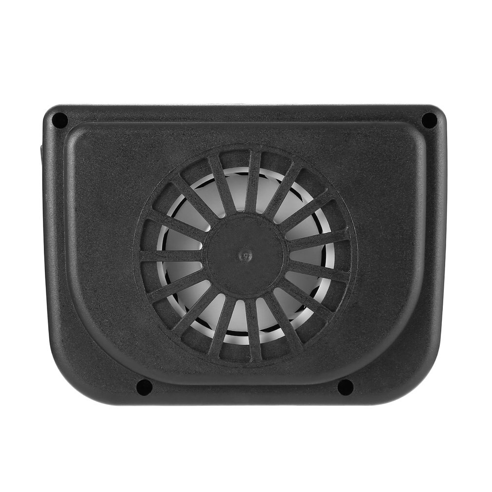 Solar Power Car Auto Air Vent Cool Fan Cooler Ventilation System Radiator Fan Exhaust Heat Fan Automobile Fan with Rubber