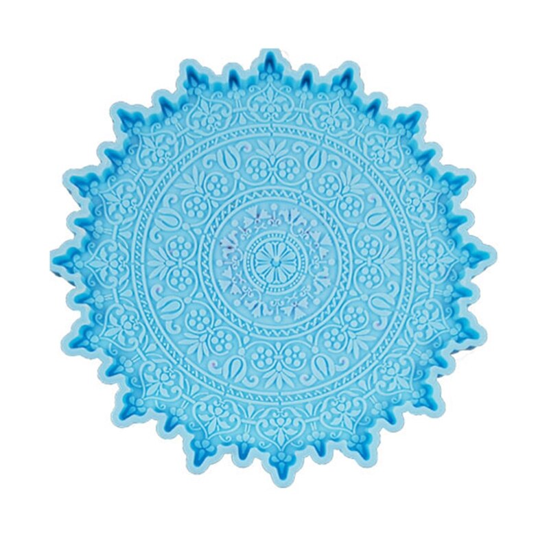 Soporte para incienso, molde de resina epoxi, Palitos de incienso, bandeja para cenizas, molde de silicona, manualidades DIY, decoraciones para el hogar, herramientas de fundición: Azul