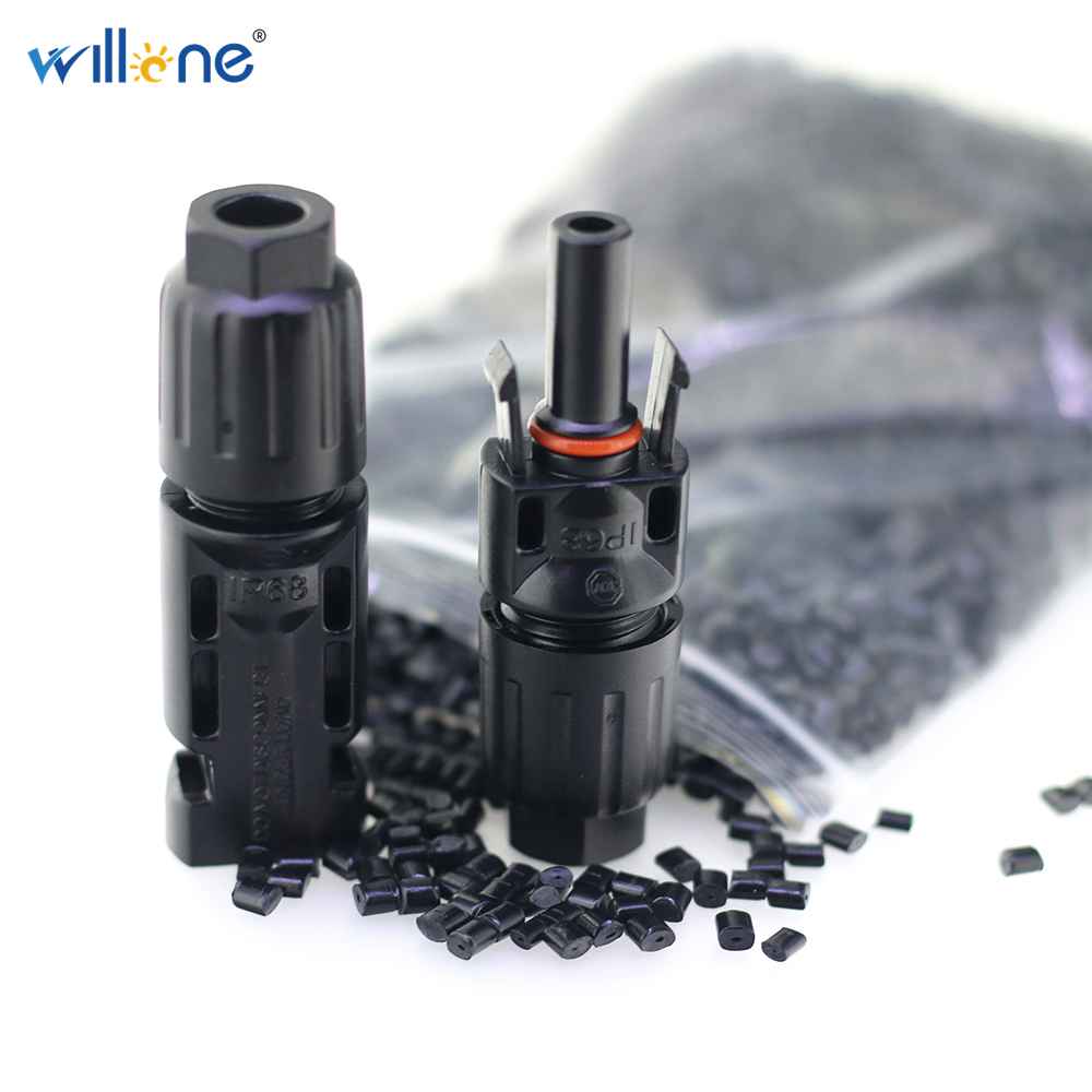 Conector solar Willone 11 pares MC4 para sistema solar. Conector compatible con mc4