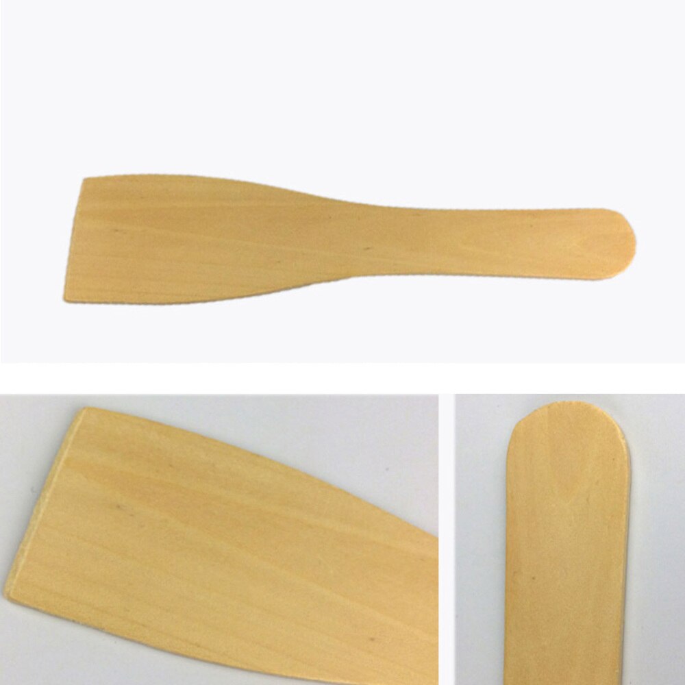 6Pcs Non-stick Houten Spatel Kleine Hout Turner Koken Schop Keukengerei