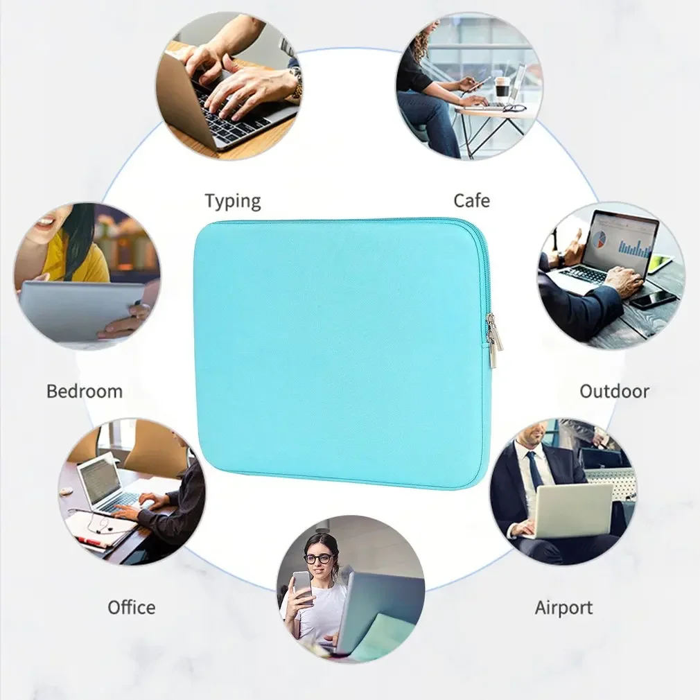 Laptoptas 11 12 13 15 15,6 inch laptoptas Zachte tas Kantoor Reizen Zakelijk Voor Xiaomi Lenovo Hp Dell Computerkast Macbook Air