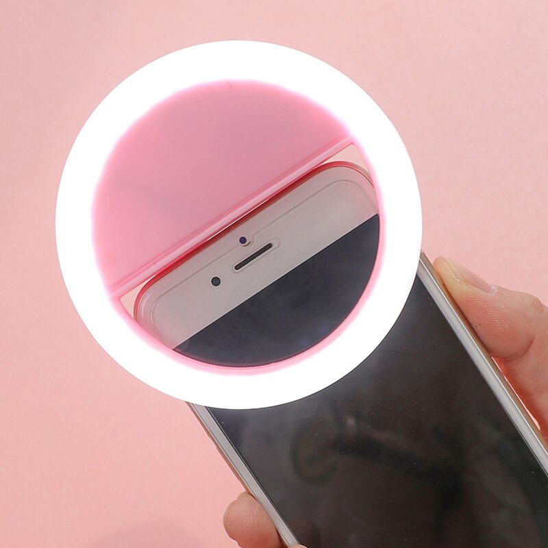 Universal Selfie light Mobile Phone Lens Portable Flash Ring 36 LEDS Luminous Ring Clip lamp For iPhone 11 8 7 6 Plus Samsung