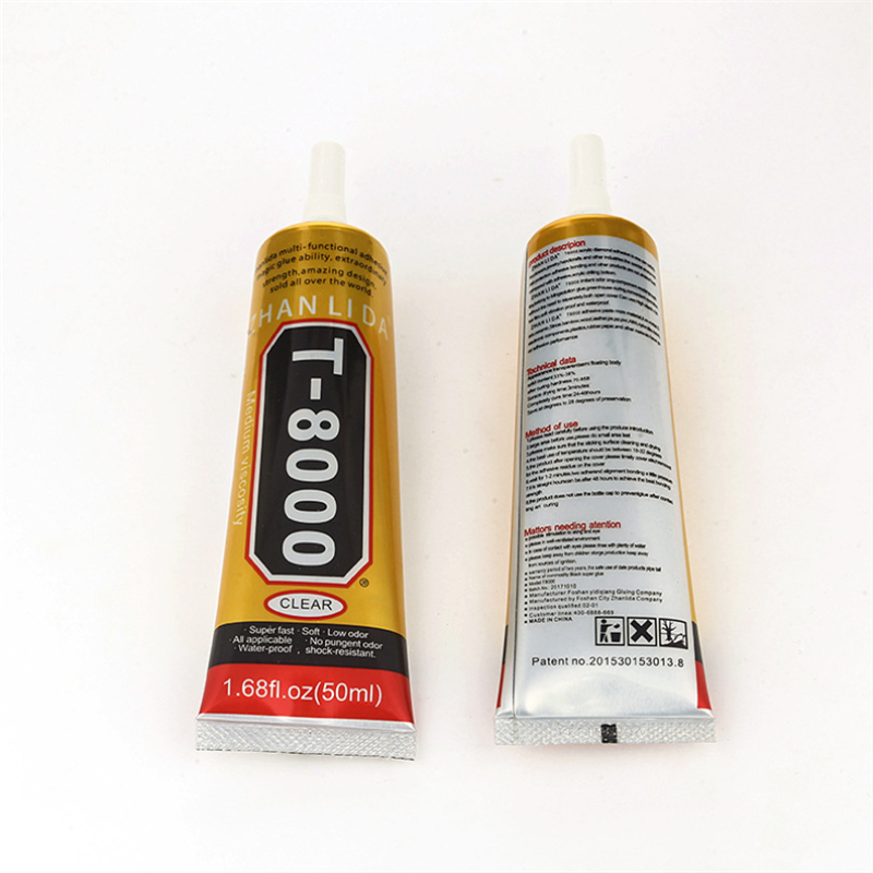 T8000 110 ML/50 ML/15 ML Super strass colle adhésif pour bijoux artisanat téléphone LCD cadre pare-chocs T-8000 bricolage outil