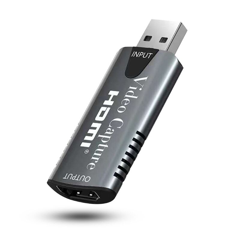 1080p HDMI to Usb 2.0 H-D Drive-free Live Video Recorder Game Capture Card