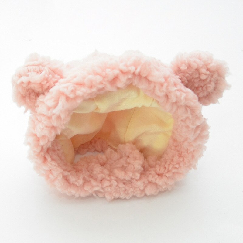 kjæledyr lue katt lue hund lue plysj søt hodeplagg foto tilbehør kjæledyr tilbehør katt tilbehør hund tilbehør: Rosa / S