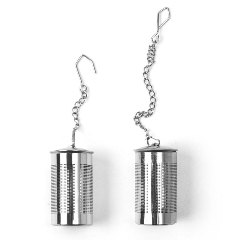 Useful Heart Shape Stainless Steel Tea Leaf Herbal Filter Infuser Spoon Strainer Seasoning Strainer Teapot Gadgets Kitchen Tools: short chain